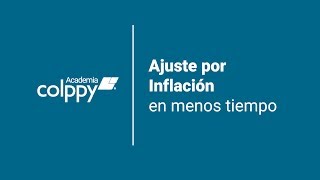 Cómo se hace el Ajuste por Inflación  Inflación en argentina  Colppy [upl. by Rabi]