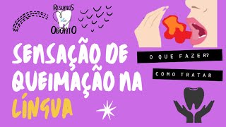 Sensação de queimação na língua Saiba o que fazer [upl. by Aihsyla207]