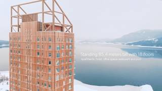 Mjøstårnet  The Worlds Tallest Timber Building [upl. by Lehrer]