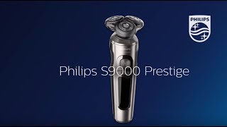 Philips S9000 Prestige Blade close Incredibly gentle [upl. by Annaul]