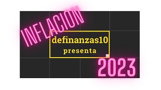 Inflación en Argentina 2023 como calcularla [upl. by Aniale]